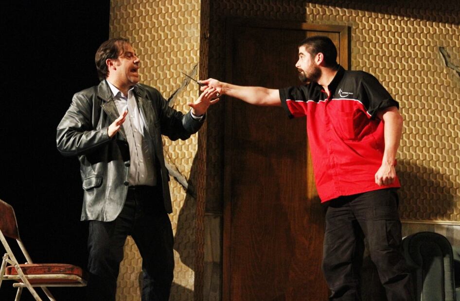 "Furor", obra de teatro de Lutz Hübner y Sarah Nemitz. 
Foto: Héctor Ortega