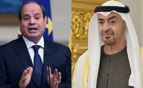 Presidente de Emiratos se reúne con Al Sisi; crece tensión tras ataques de Irán