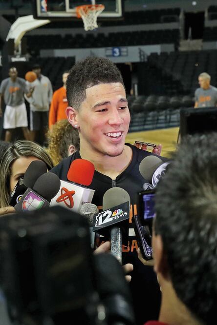 El guardia de los Suns terminó como el mejor del partido (VALENTE ROSAS. EL UNIVERSAL)