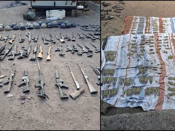 Enfrentamiento entre civiles armados y elementos del Ejército deja 2 muertos en Casas Grandes, Chihuahua; aseguran arsenal