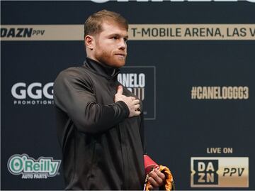 Canelo Álvarez y Gennady Golovkin superan la báscula; todo está listo para su tercer pelea