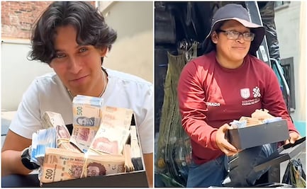 ⁠Influencer Alexis Omman regala medio millón de pesos a recolectora de basura de la CDMX: VIDEO