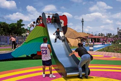 Disfrutan en familia el final de las vacaciones