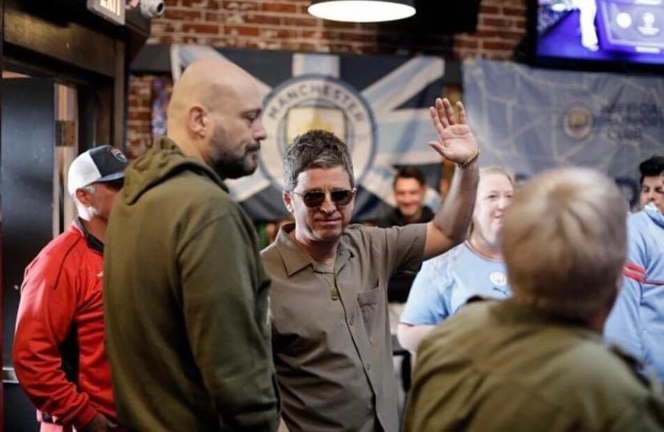 Noel Gallagher viendo la final de la Champions - Foto: @AnythingOasis en Twitter