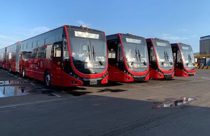 Llegan a Colima los nuevos 25 autobuses para la Línea 3 del Metrobús: Semovi
