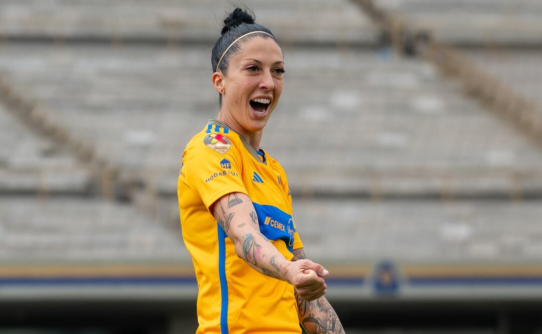 Jenni Hermoso, en festejo, durante el Clausura 2024 - Foto: Imago7