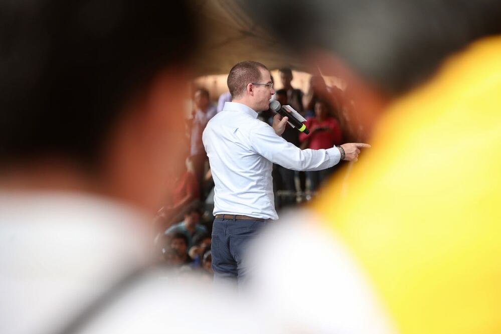 Ricardo Anaya esta tarde en Huixquilucan, Estado de México. Fotografía de Ariel Ojeda EL UNIVERSAL