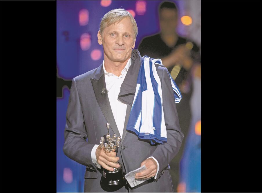 El festival vasco reconoció la trayectoria del estadounidense. Foto: ANDER GILLENEA. AFP