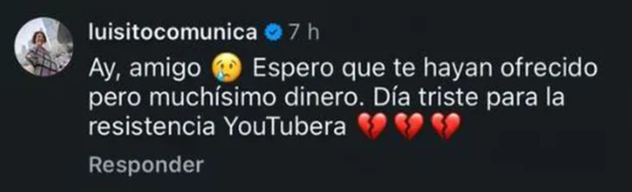 Luisito Comunica critica a Fede Vigevani por entrar a La Casa de los Famosos México. Foto: Redes sociales