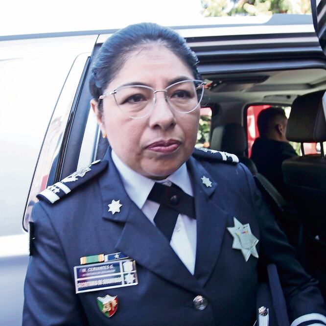 La secretaria de Seguridad del Estado de México, Maribel Cervantes, dijo que la fiscalía estatal indaga más de 100 carpetas en contra de policías capitalinos. Foto: JORGE ALVARADO. EL UNIVERSAL