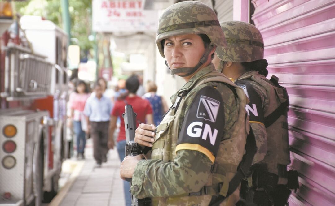 La Guardia Nacional es una simulación, porque no hay duda de que está en la Secretaría de Seguridad, pero el que manda es el Ejército, aseguran expertos. Foto: ARCHIVO EL UNIVERSAL