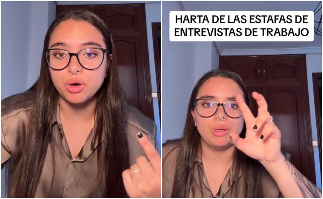 Una usuaria de TikTok habla sobre estafa en trabajos y se hace viral. Foto: Captura de pantalla