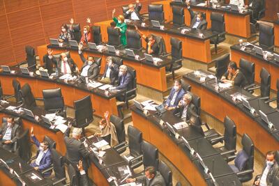 Alistan medidas sanitarias para volver al Senado