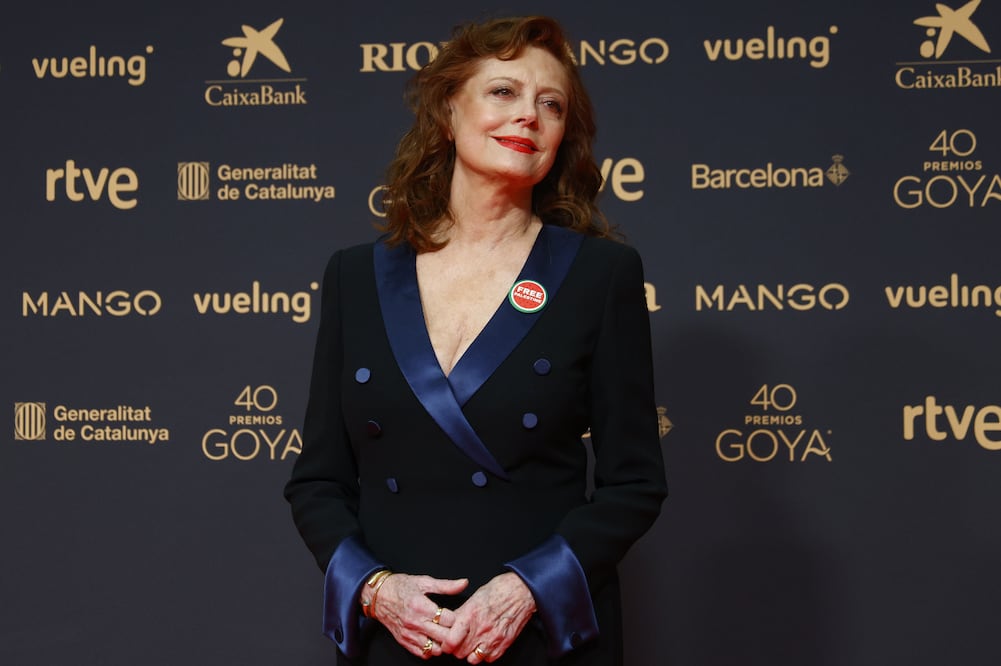 Susan Sarandon en la alfombra roja de la 40° edición de los Premios Goya.
Foto: EFE / Quique García