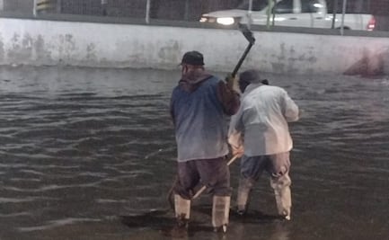 Reportan lluvia con granizo en Tecámac; hay calles inundadas por precipitaciones en Ecatepec