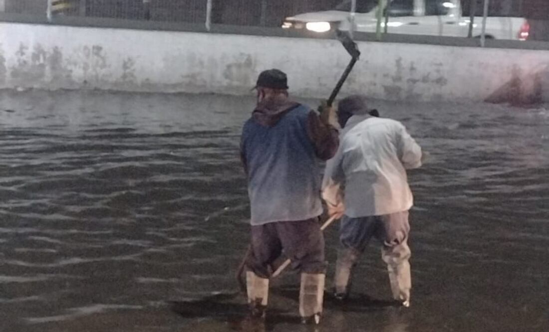 Reportan lluvia con granizo en Tecámac y Ecatepec; hay calles inundadas (29/04/2025). Foto: Especial