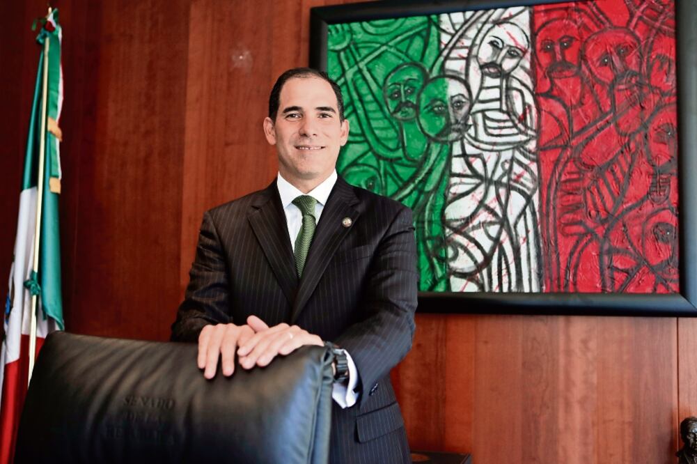 En la foto: Pablo Escudero (PVEM), Presidente del Senado (LUCÍA GODÍNEZ. EL UNIVERSAL)