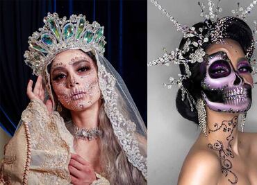 5 maquillajes de catrina para inspirarte este año