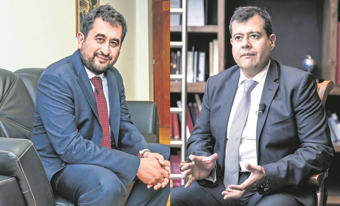 En la foto: César Cravioto Romero, Coordinador de Morena en la Asamblea Legislativa y José Ramón Amieva, Jefe de Gobierno de la Ciudad de México