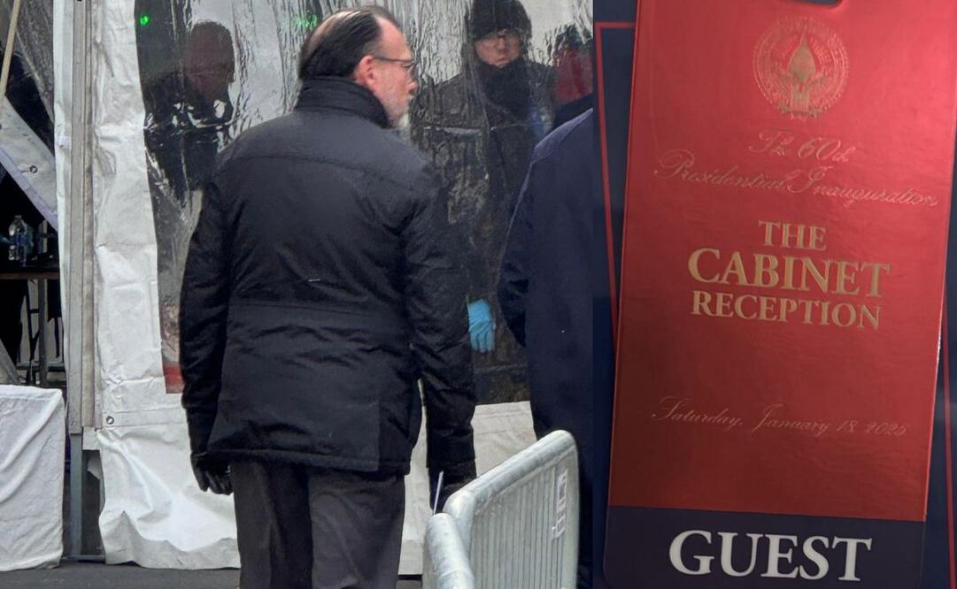 Captan a Luis Videgaray en toma de protesta de Trump. Foto: ELCEO.com