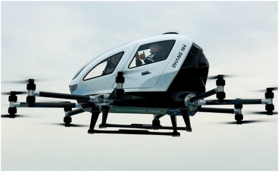 Las pruebas se realizaron con hasta 40 pasajeros, en grupos de una o dos personas ya que el dron soporta un máximo de 99 kg