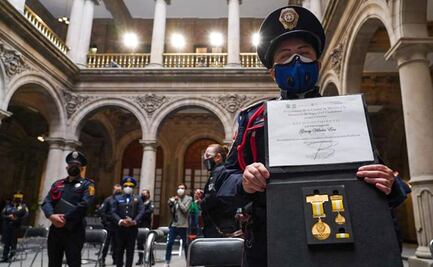 Galardonan a policías de la SSC y Fiscalía Capitalina por su labor 