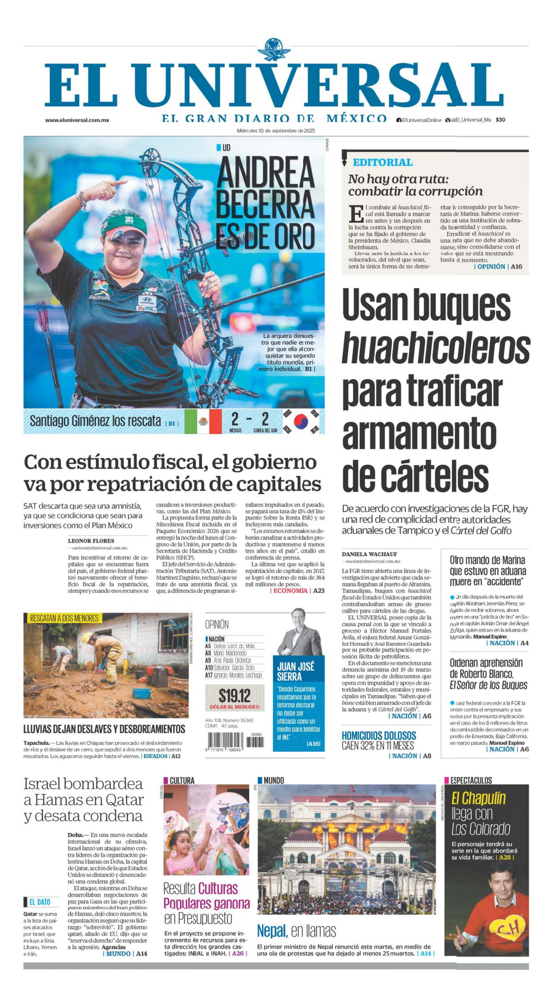 Portada impresa