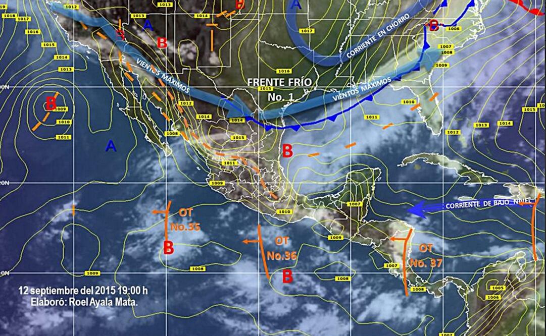Pronostican lluvias fuertes en DF este domingo