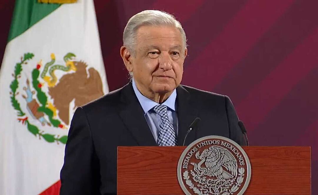 El presidente López Obrador en conferencia matutina / Foto: captura de pantalla