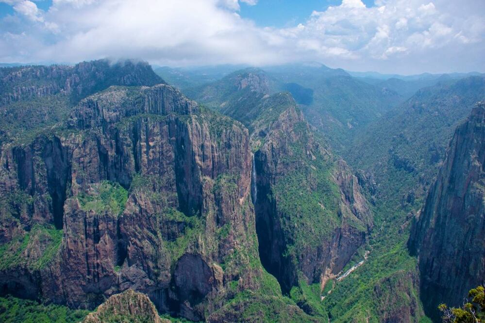 La cascada más alta de México está en la Sierra Tarahumara. Foto: Chihuahua Te Amo