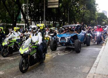 En rodada convocada por Sandra Cuevas se aplicó el Reglamento de Tránsito: Pablo Vázquez; niega que acción haya sido contra exalcaldesa