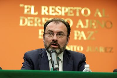 Videgaray: no aceptar muro, un tema de dignidad