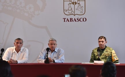 AMLO dice que no necesita estar presencialmente en Tabasco para atender inundaciones