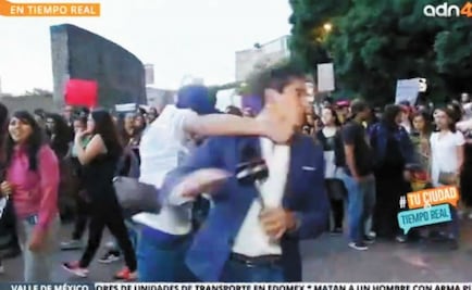 Enfrenta audiencia inicial "El Chupas", agresor de reportero durante marcha de mujeres