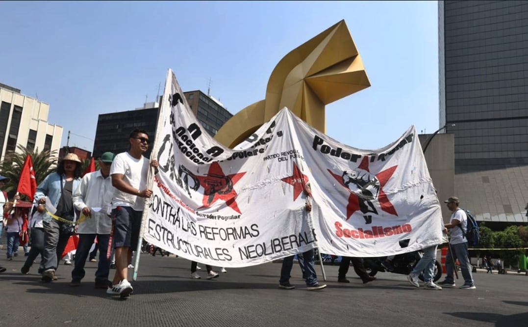 Participaron 35 mil personas en marchas por el Día del Trabajo, asegura Gobierno CDMX (01/05/2025). Foto: Gabriel Pano/EL UNIVERSAL