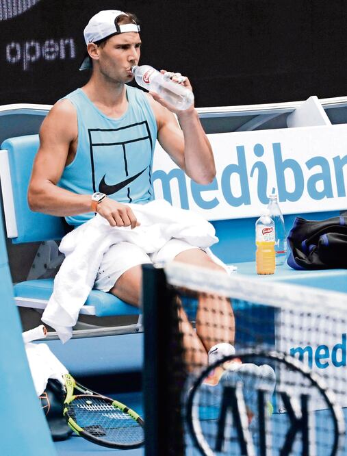 Rafa entrará en acción mañana en el Abierto de Australia (MADE NAGI. EFE)