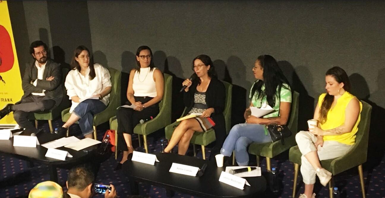 Durante el evento,  la cineasta Leonor Maldonado presentó  documental  “Matamoros Ejido 20”.
Foto: EL UNIVERSAL / César Huerta