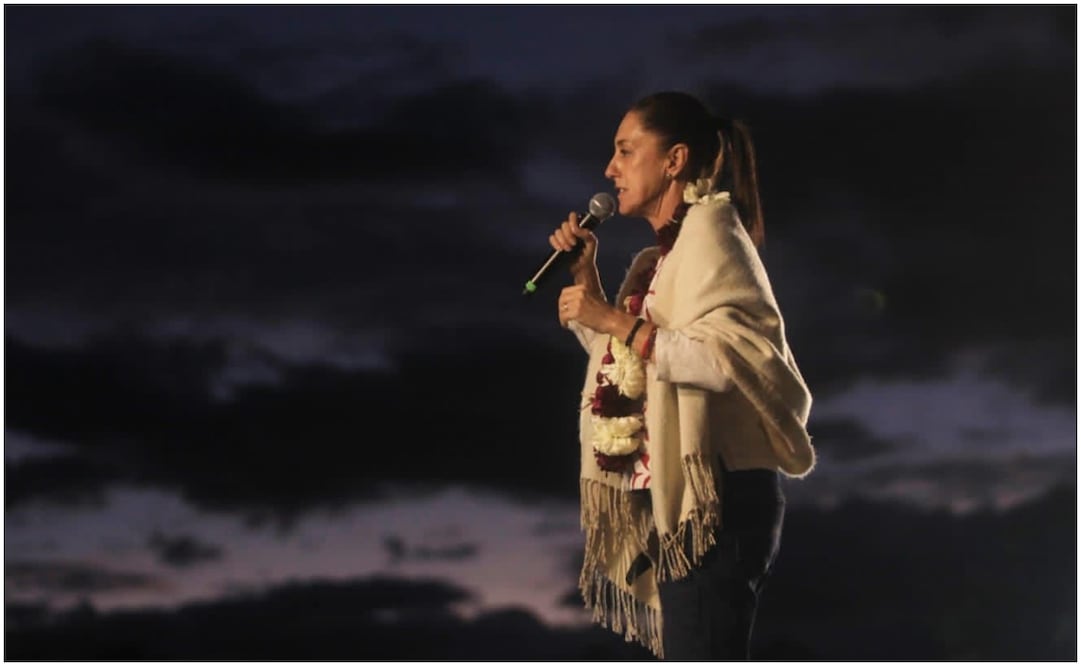 Personas de la sociedad civil y políticos del movimiento de la Cuarta Transformación lanzaron un desplegado para respaldar a Claudia Sheinbaum. Foto: Edwin Hernández/ EL UNIVERSAL