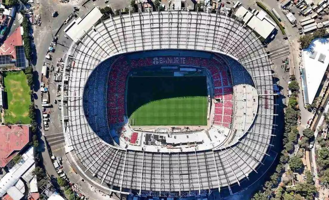 Una vista desde las alturas del Estadio Azteca. FOTO: Paola Reyes | EL UNIVERSAL