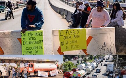 Por cierre de pozos asfixian movilidad en el Edomex