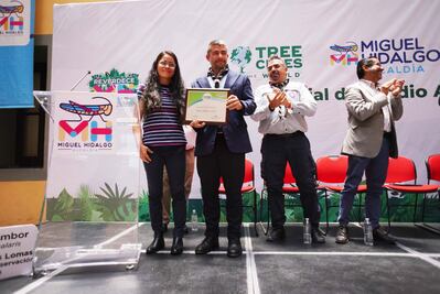 Recibe alcaldía Miguel Hidalgo reconocimiento “Tree Cities of the World 2022” en materia ambiental