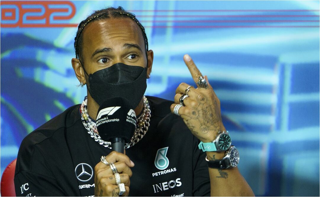 Lewis Hamilton reta a la FIA al rechazar la regla sobre los piercings / FOTO: EFE