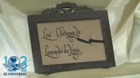 Este es el mechón de cabello que ayuda a profundizar en la vida de Leonardo da Vinci