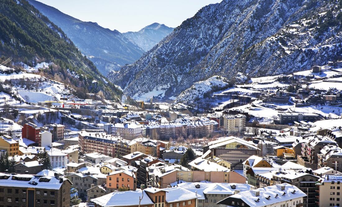 Andorra es un pequeño país en los Pirineos que se encuentra entre Francia y España. (Foto: Istock)