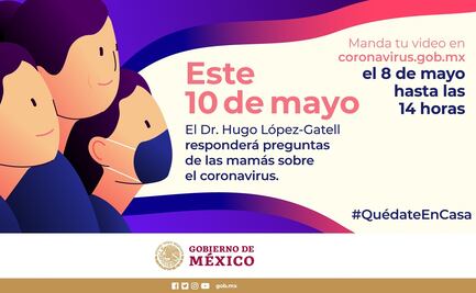 Gutiérrez Müller invita a las mamás a participar en conferencia de López-Gatell