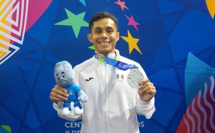 ¡OTRA MEDALLA! El mexicano Juan Barco consigue la plata en halterofilia en los Juegos Centroamericanos
