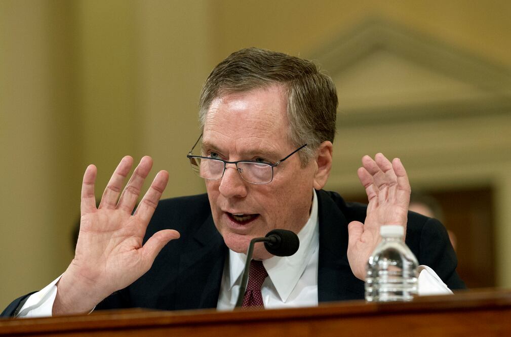 El representante comercial de Estados Unidos, Robert Lighthizer. Foto: AP
