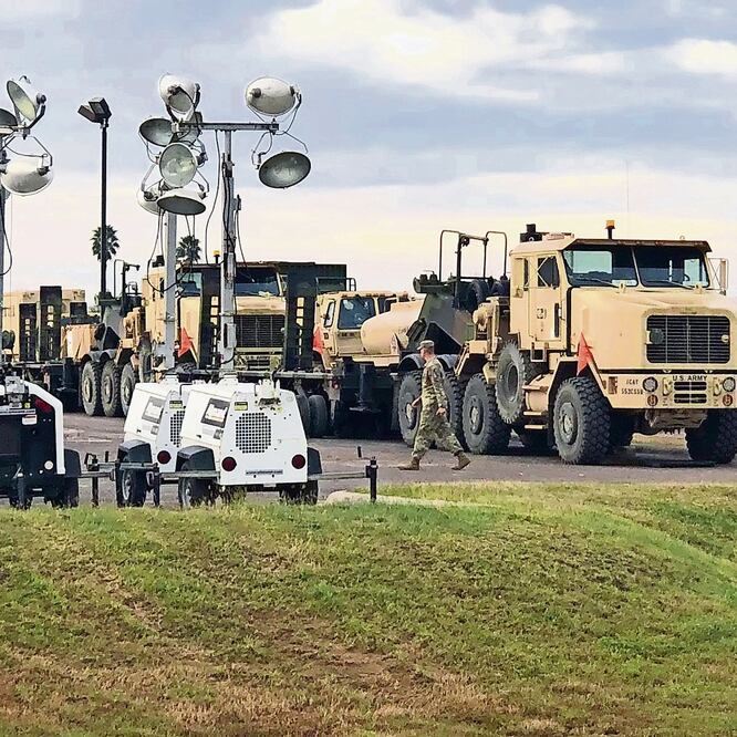 Alrededor de 2 mil soldados estadounidenses levantaron los campamentos que instalaron en la frontera con Nuevo Progreso, Reynosa y el río Bravo. Foto: SANDRA TOVAR. EL UNIVERSAL