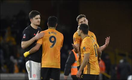 Raúl Jiménez y los Wolves empatan con el Manchester United