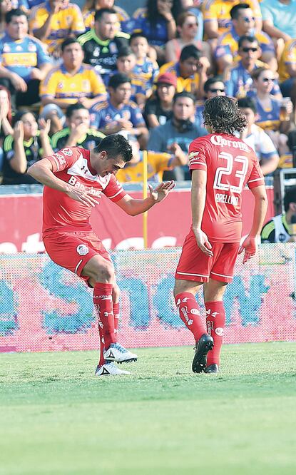 El refuerzo argentino Enrique Triverio hizo la anotación para los Choriceros. (IMAGO7)